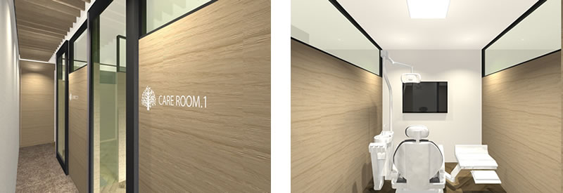 歯周治療やメンテナンスに特化したケアゾーン